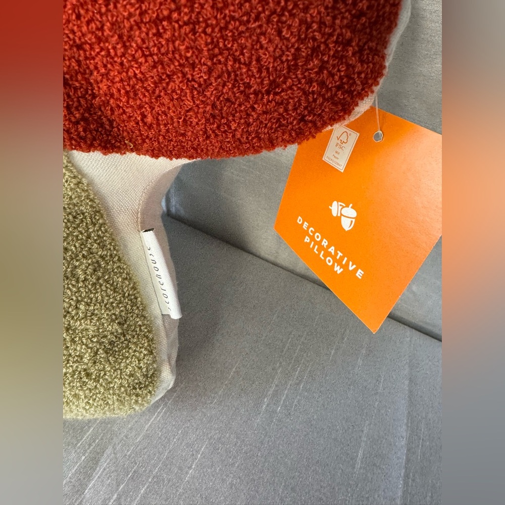 Mushroom Shaped Decorative Pillow - Picture 3 of 4